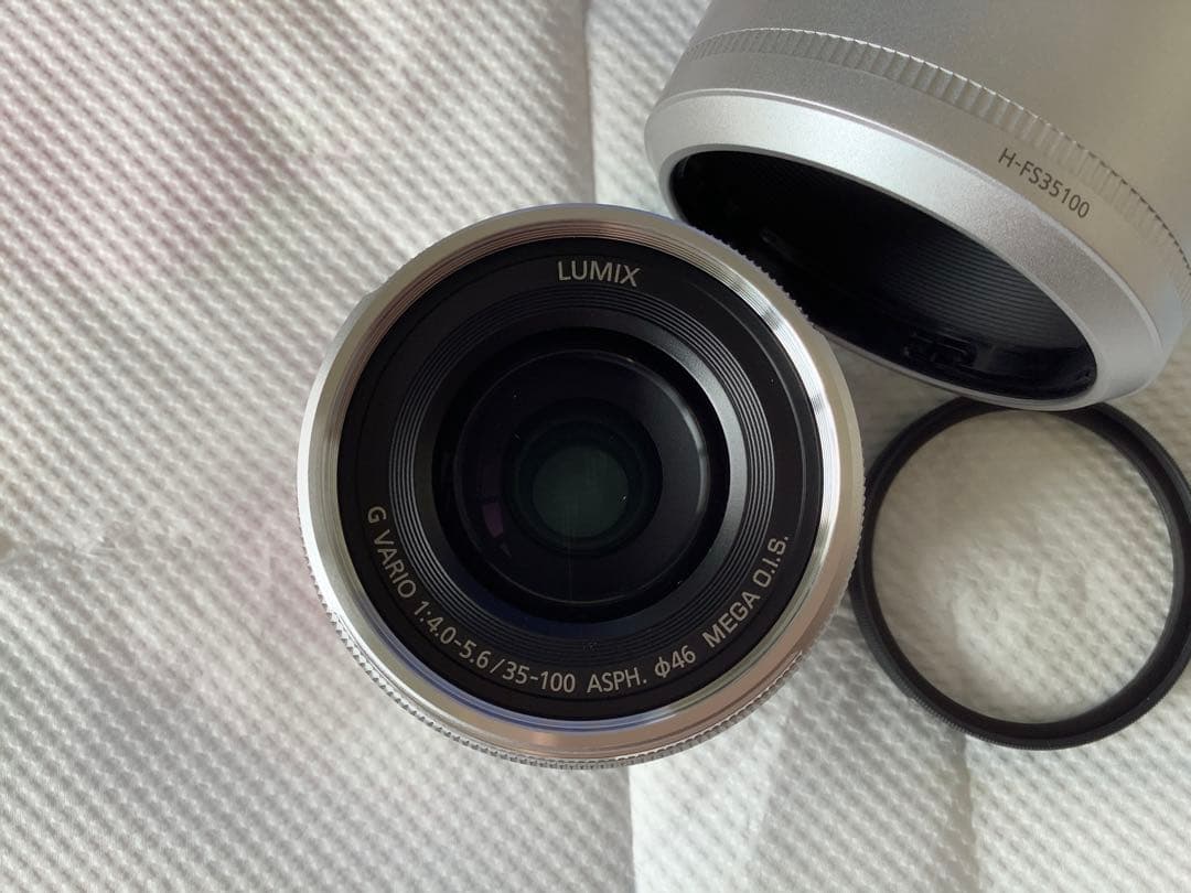 LUMIX G VARIO 35-100mm/F4.0-5.6 プロテクター付