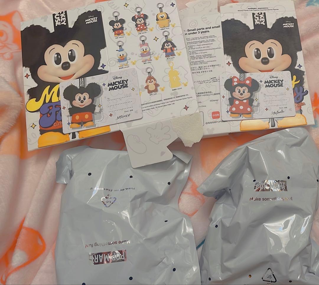 POP MART ミッキーマウス・ミニーマウス グッズ POPMART mickey family ミッキーマウス ミニーマウス セットミッキー