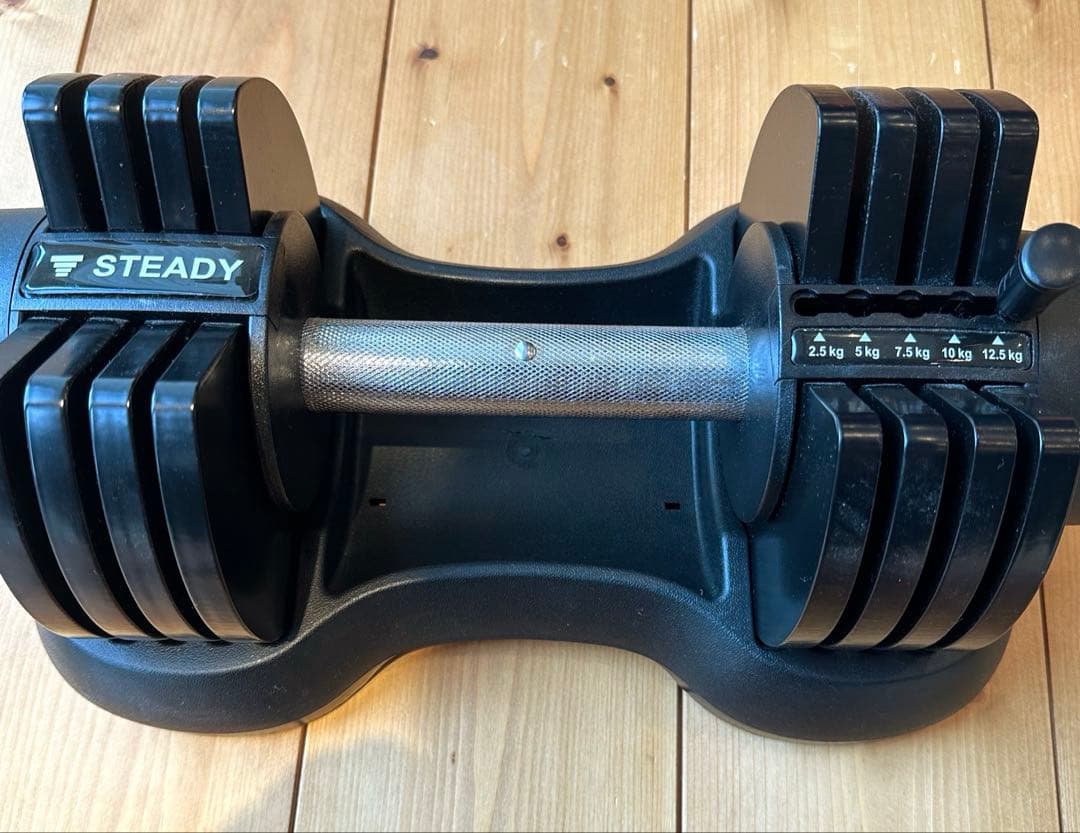 STEADY 調整可能ダンベル 12.5kg