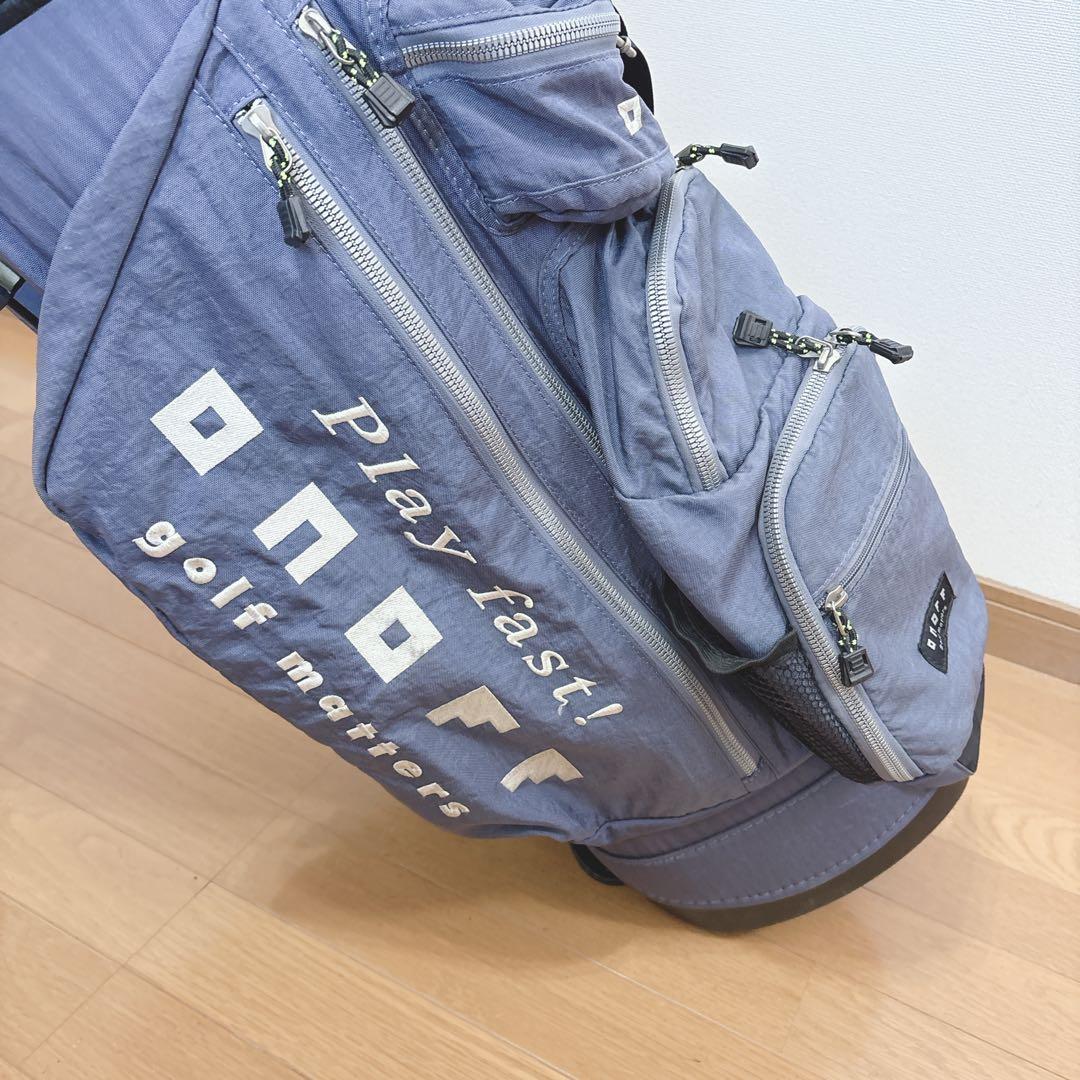 K453 onoff スタンドキャディバッグ パープル系 - メルカリ