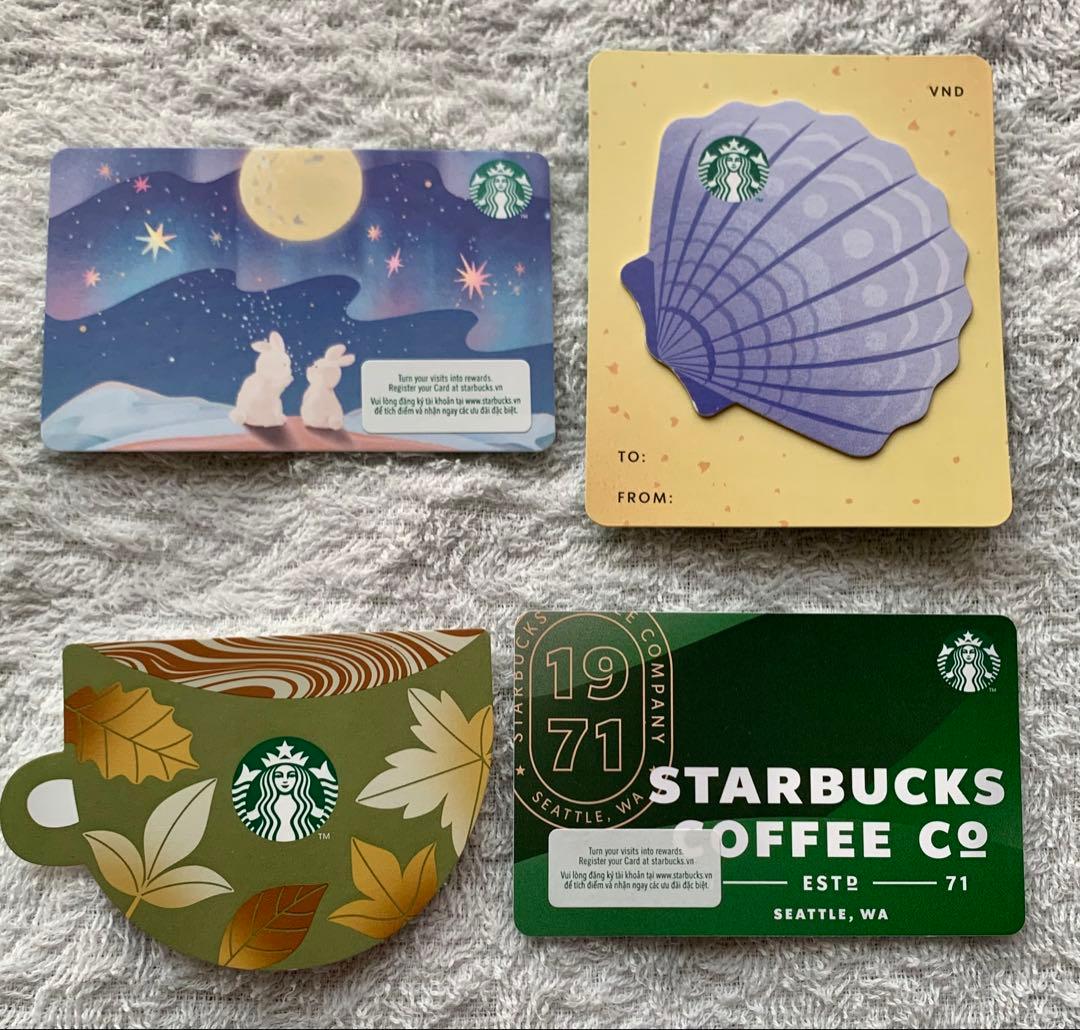 ⚫︎海外⚫︎Starbucks スタバカード 4枚セット - メルカリ