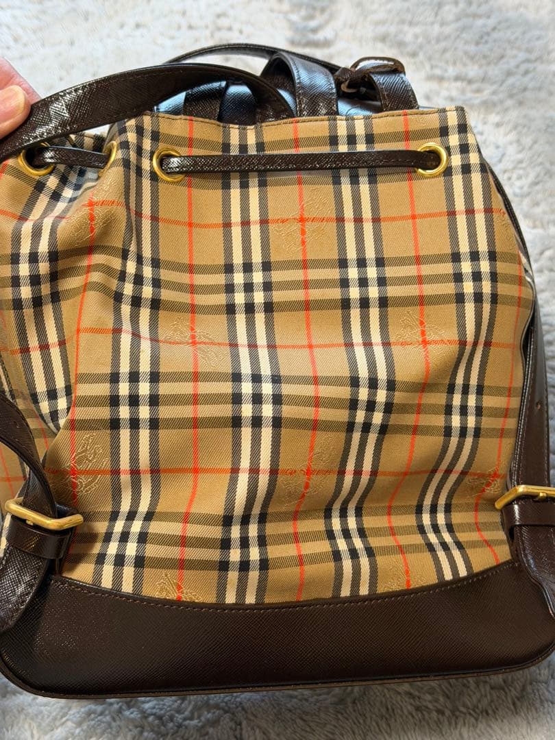 Pooh^_^ 様 Burberryノバチェック柄リュック シャドーホース - メルカリ