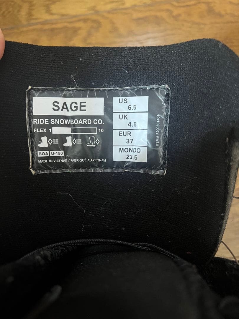 Ride SAGE スノーボードブーツ 23.5cm