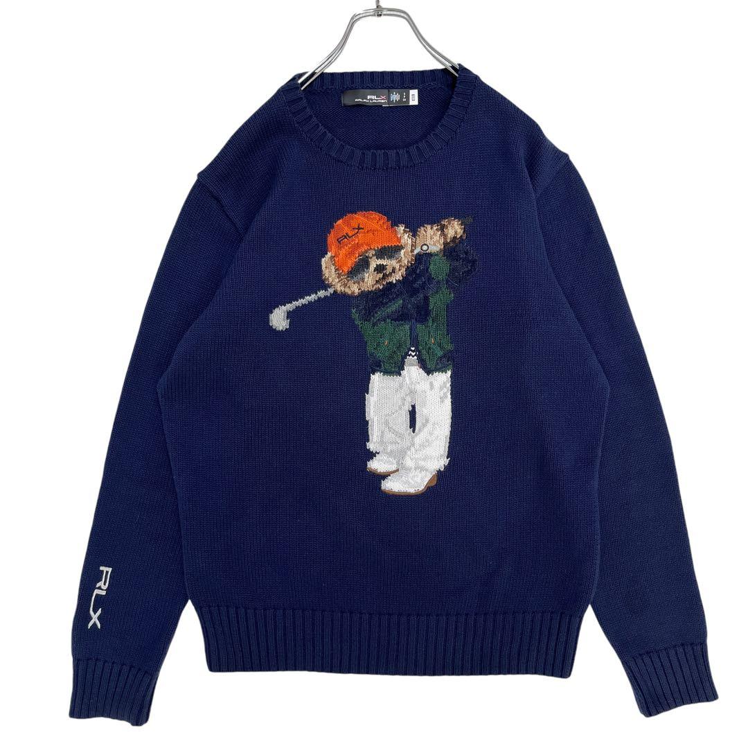 2325 RLX ラルフローレン ニット セーター ポロベア ゴルフ S～ - メルカリ