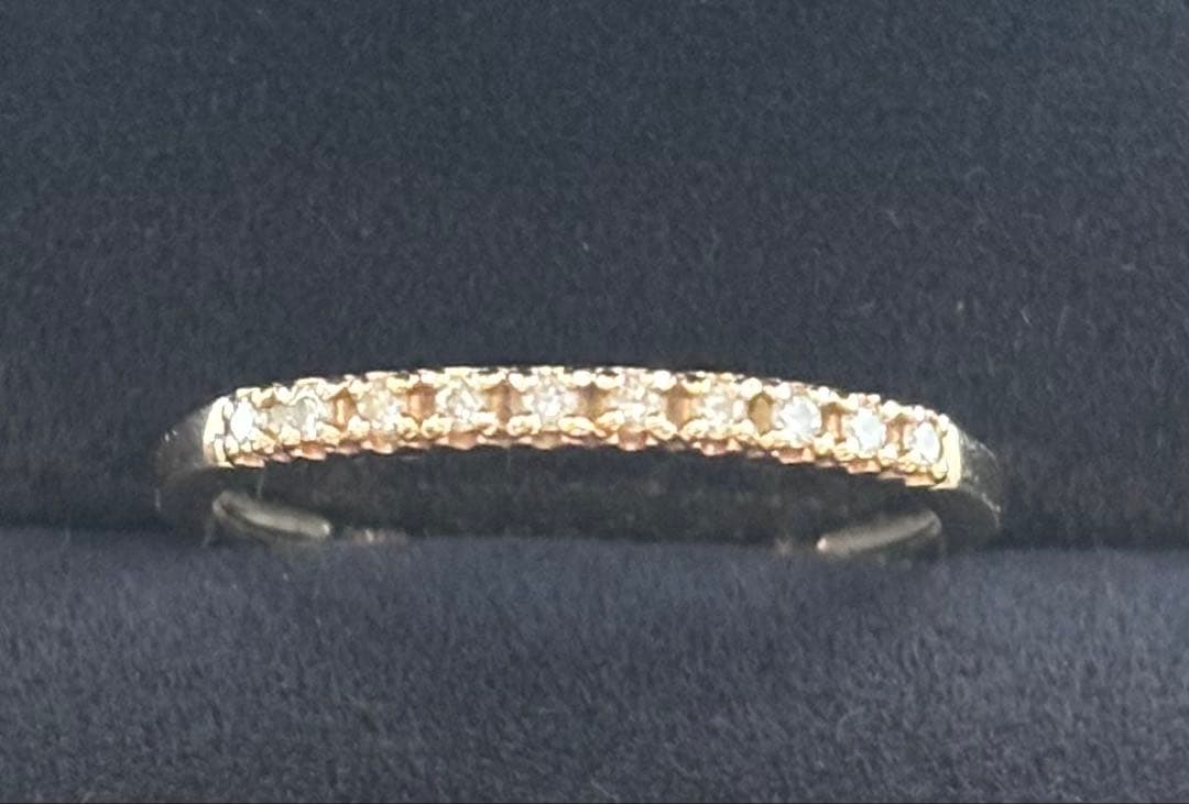 SALE】 VENDOME AOYAMA K10 ハーフエタニティリング 9号 - メルカリ