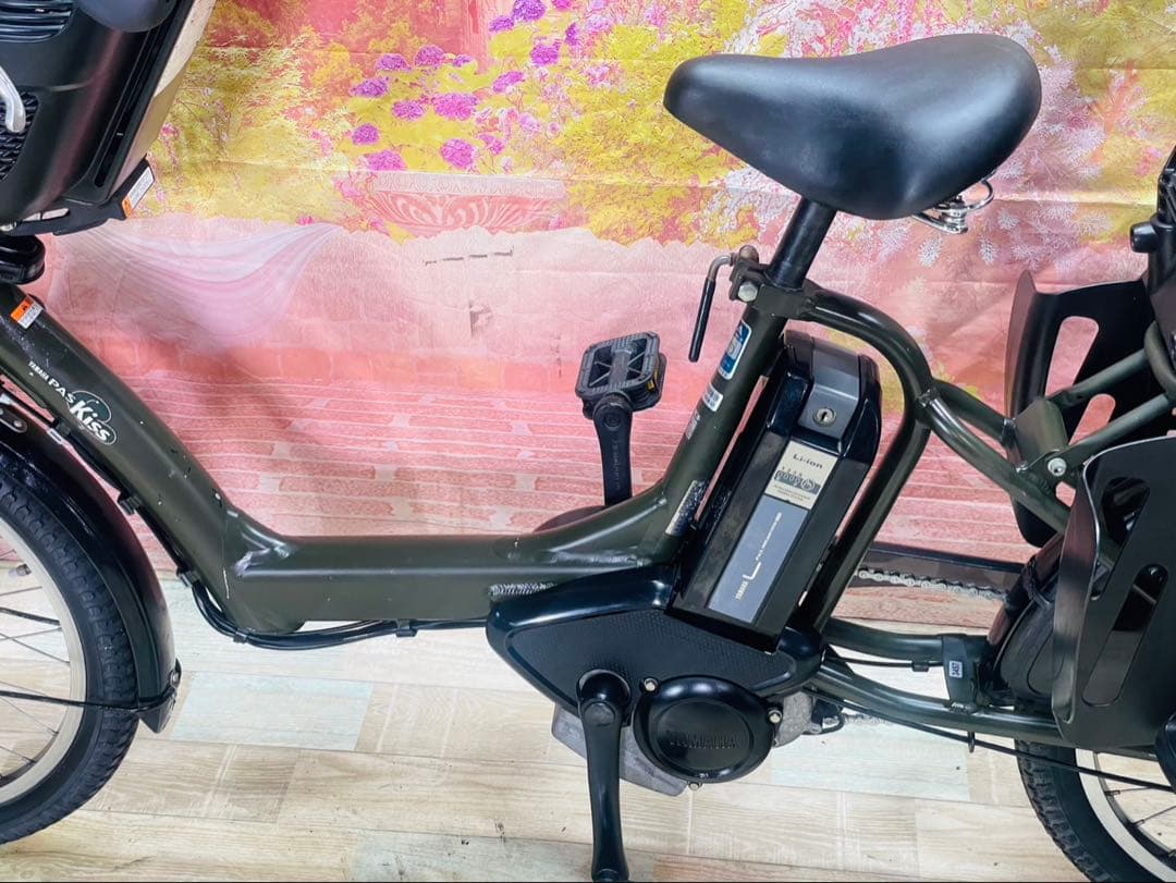 ZK3457 電動自転車 ヤマハ パスキス 子供乗せ 20インチ 送料無料