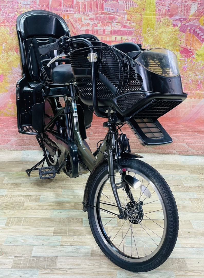 ZK3457 電動自転車 ヤマハ パスキス 子供乗せ 20インチ 送料無料