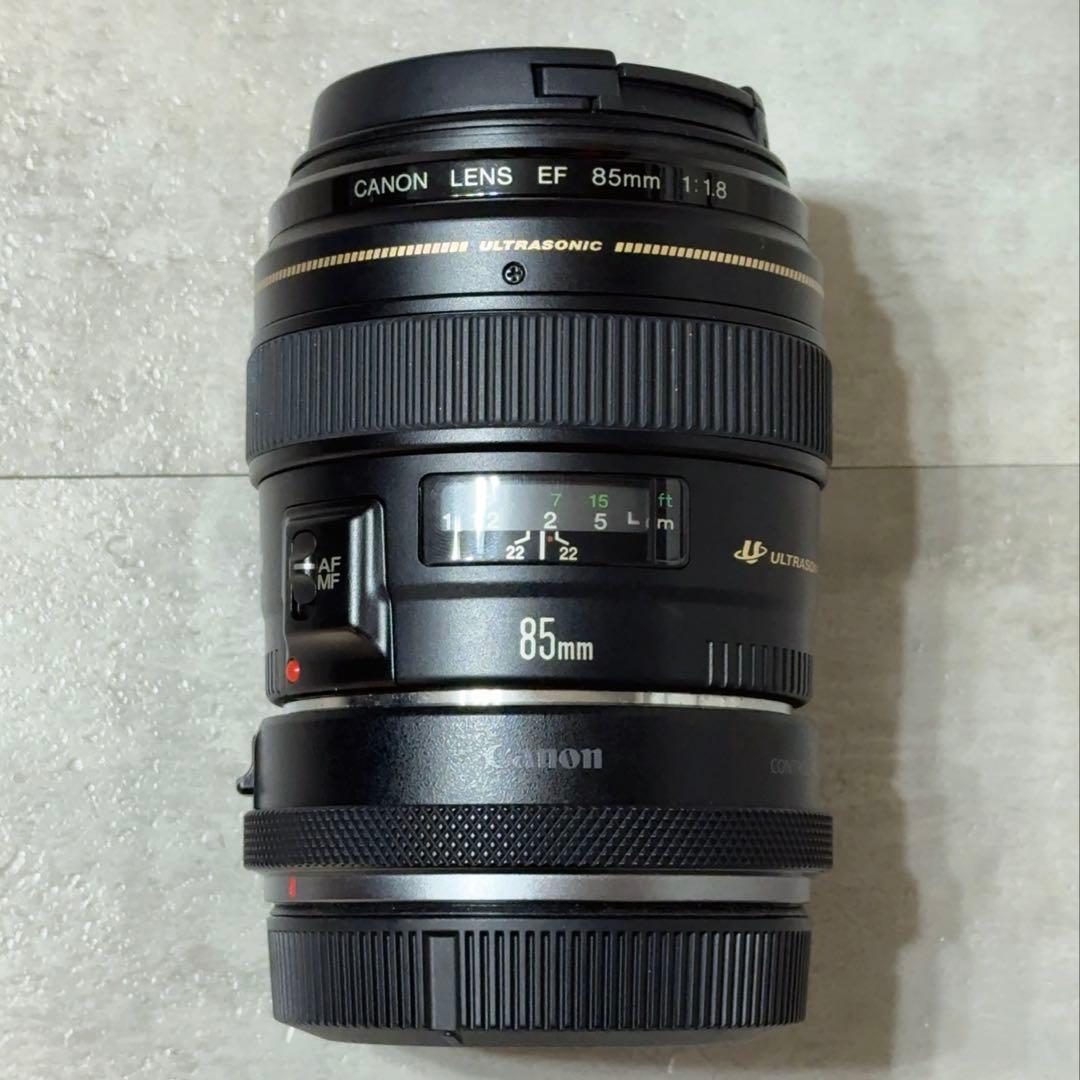 【中古】EF 85mm f1.8 Canon レンズ マウントアダプターつき Canon EF85mm F1.8 USMの出品 | ONE SCENE（ワンシーン）
