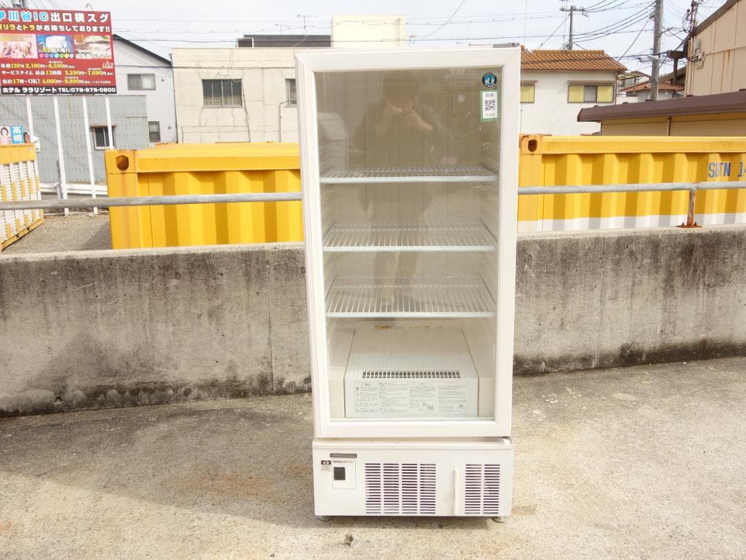 M▽ホシザキ 業務用 冷蔵ショーケース ガラス扉 スイング扉 (31465