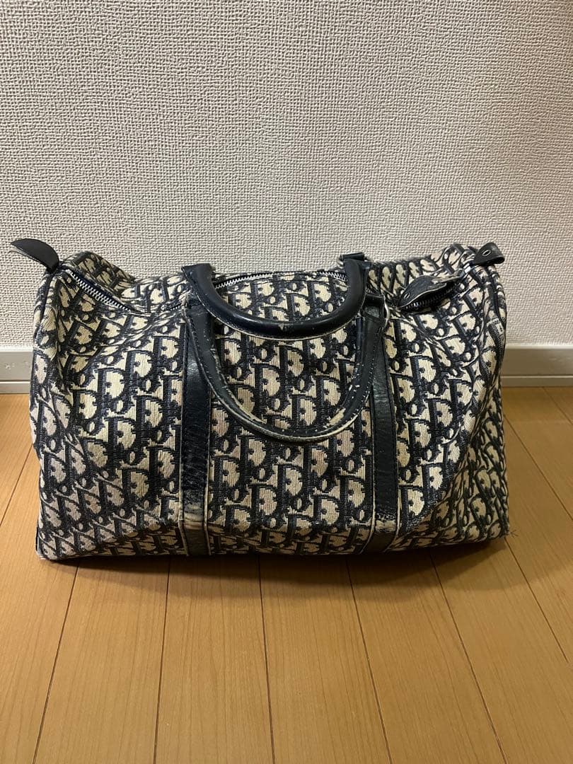 クリスチャン・ディオール　ボストンバッグ ヴィンテージ品 クリスチャンディオール Christian Dior ヴィンテージ トロッター柄