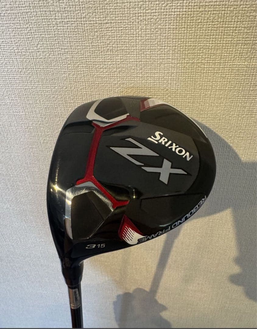 スリクソン ZX フェアウェイウッド 左用 (3W/S/15度）