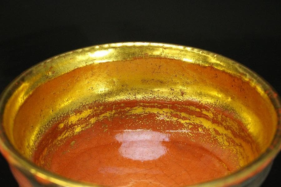 茶道具 嶋台茶碗 松楽造 金銀一双 箱入 725 - メルカリ