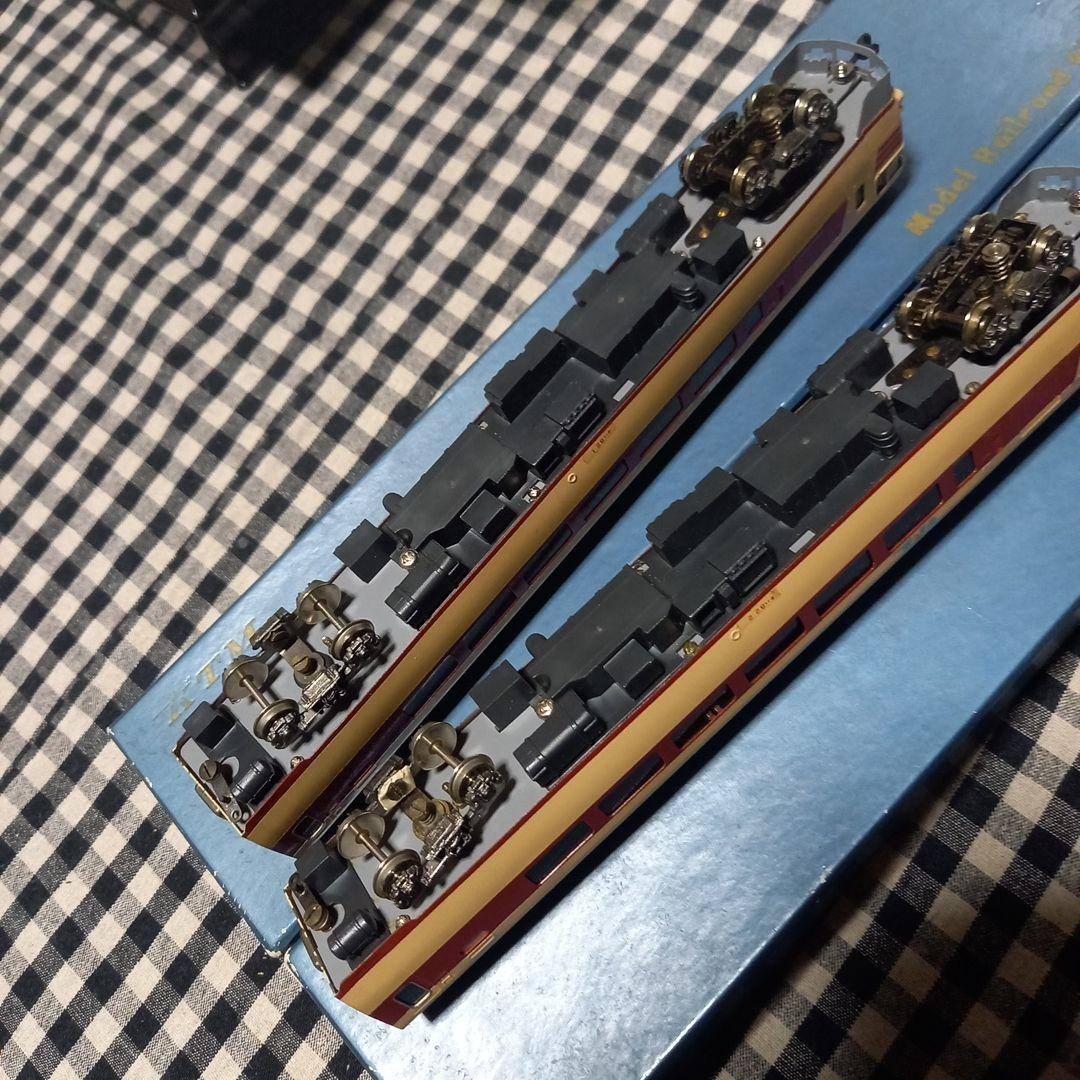 鉄道模型HOゲージ キハ82 1M カツミ模型店製品　塗装済キット組2両元箱有