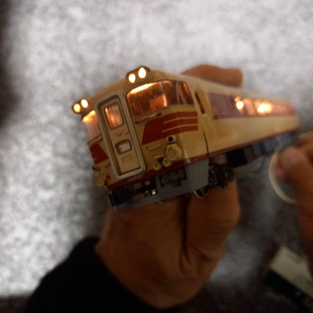 鉄道模型HOゲージ キハ82 1M カツミ模型店製品　塗装済キット組2両元箱有