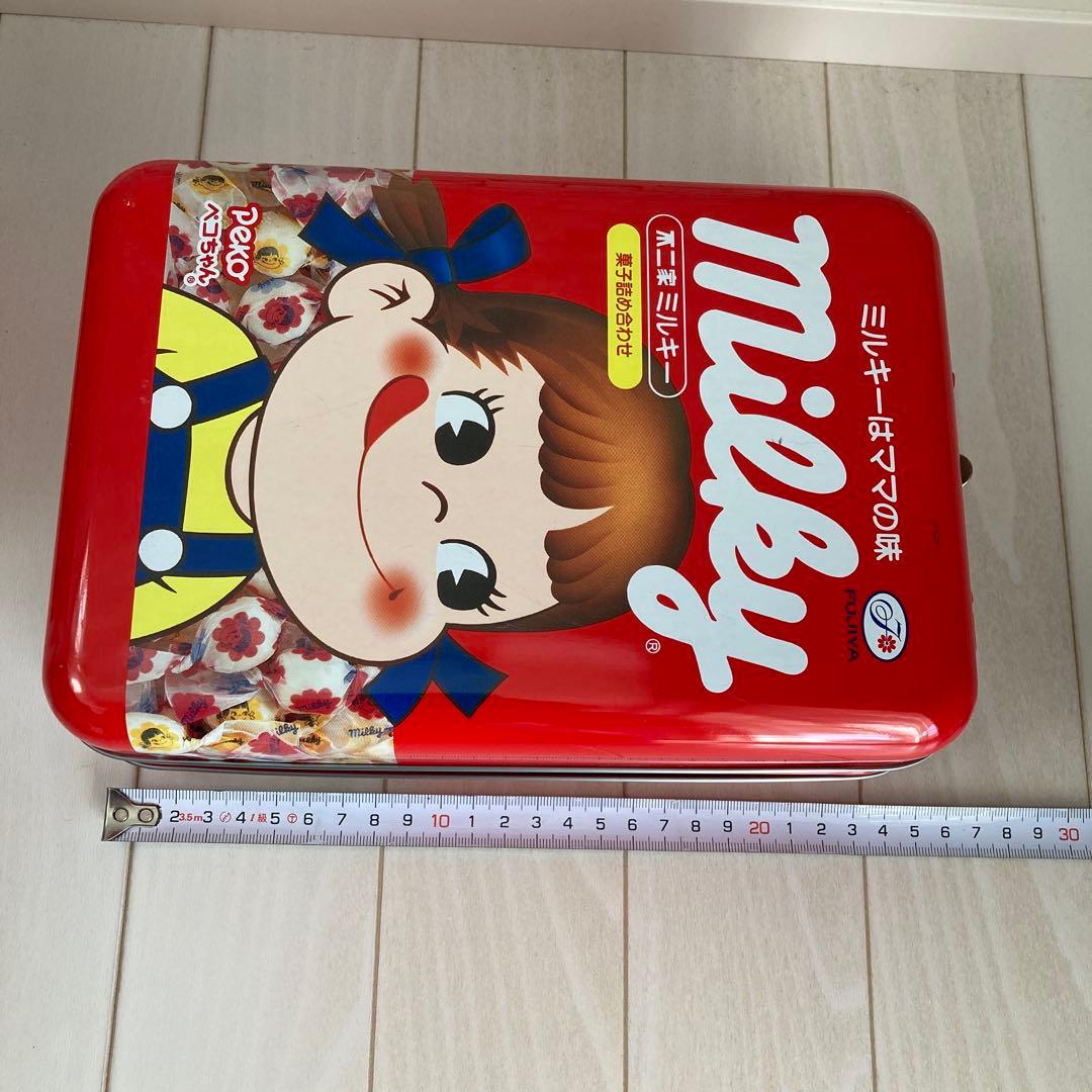 不二家ペコちゃん☆スチール缶セット☆平成レトロ