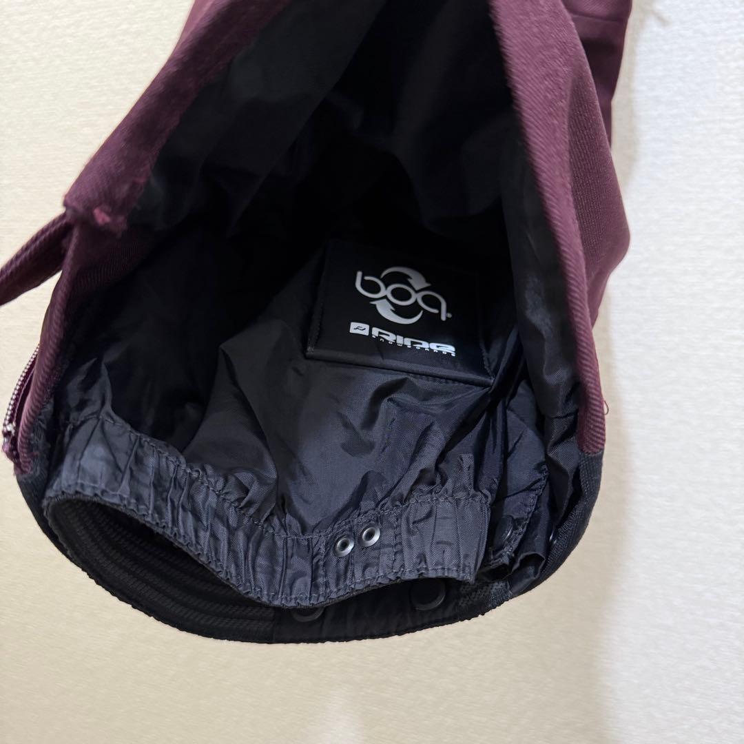 スノーボードウェア 《上下セット》【RIDE】 ブラウン/ネイビー 男女兼用