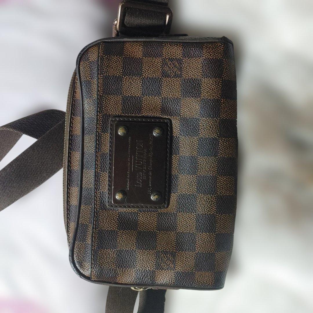 Louis Vuitton ダミエ　バム・バッグ・ブルックリン、N41101 ルイ ヴィトン ダミエ バム バッグ ブルックリン ブラウン N41101