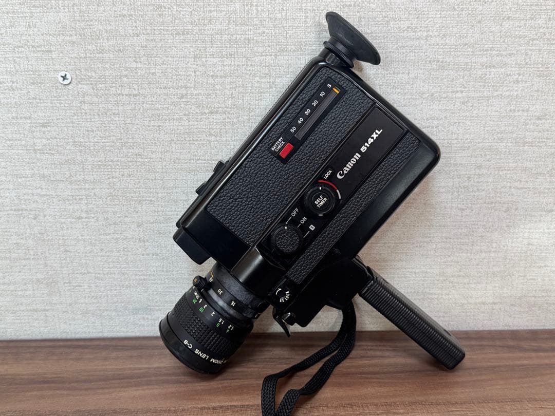 Canon キャノン　8mmフィルムカメラ 514XL Canon 514XL Super 8 8MM Zoom 9-45mm F/1.4 Film Camera - FILM