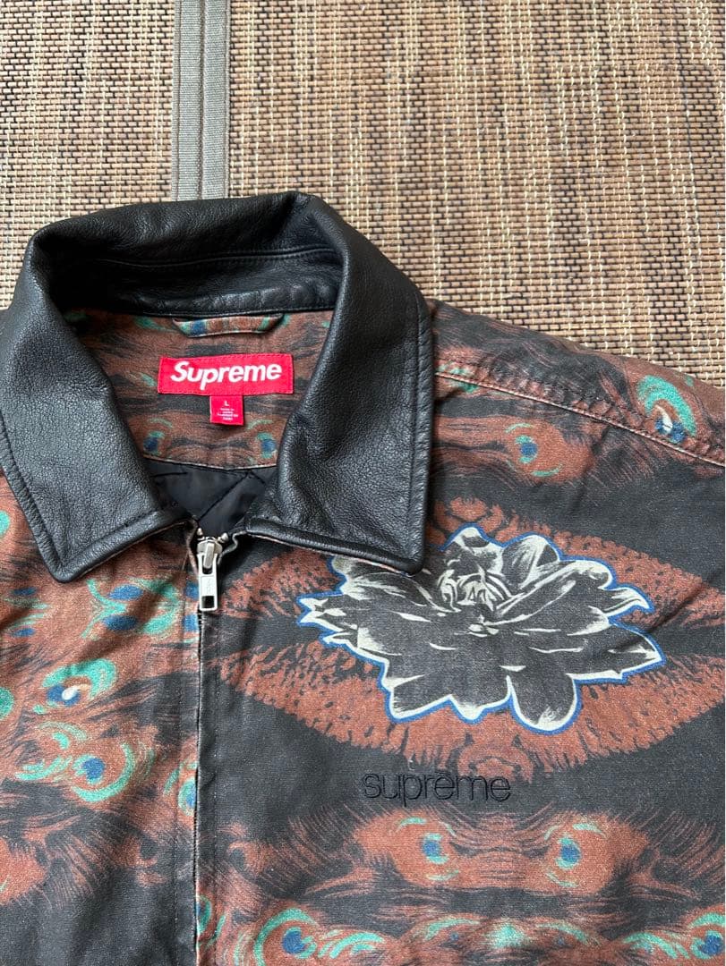 Supreme Leather Collar Utility Jacket L - メルカリ