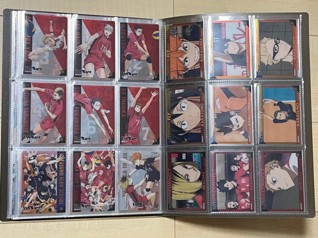 ハイキュー クリアカードコレクション1・2・3・4 全174種＋特典3枚 黒