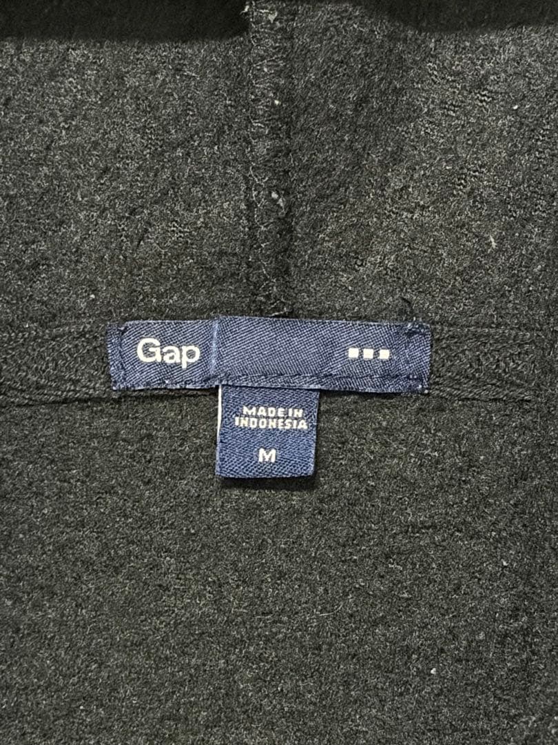 ギャップ 10s フリース ジップアップ パーカー M 黒 - メルカリ