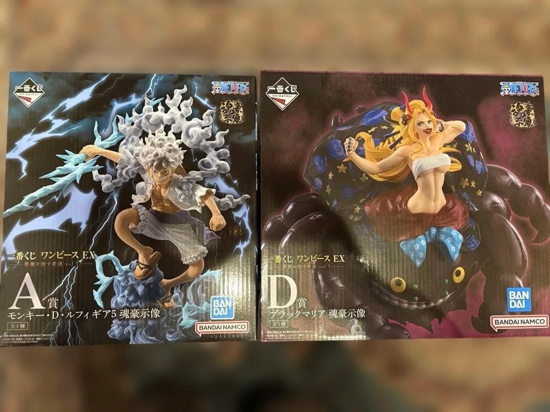 一番くじ ワンピース 悪魔を宿す者達 A賞 ルフィ ギア5 D賞 ブラックマリア