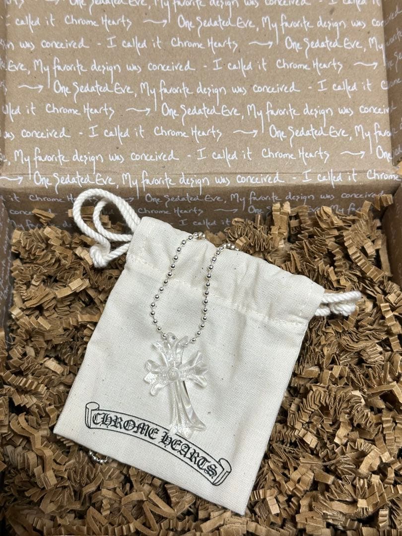 2025年11月購入 CHROME HEARTS ネックレス シリコン クリア - メルカリ