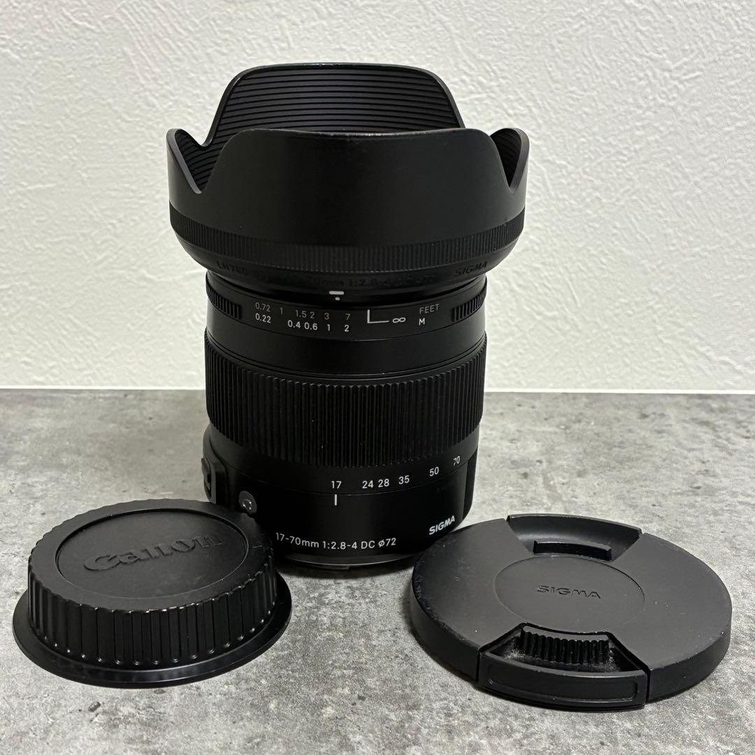 ⭐️動作品⭐️シグマ SIGMA 17-70mm F/2.8-4 DC canon用