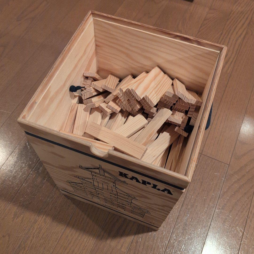 中古 KAPLA（カプラ） 280ピース入（実数252ピース）木製積み木 - メルカリ