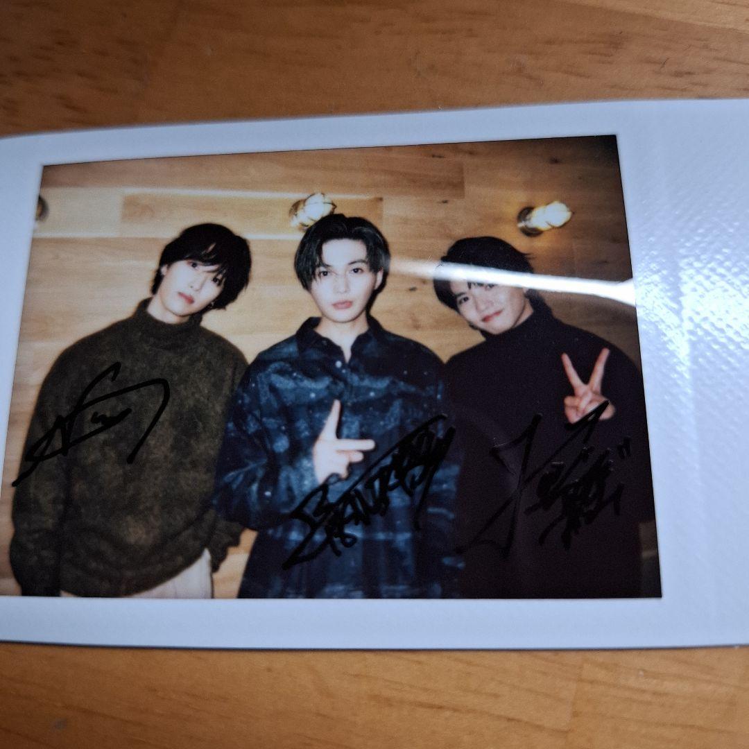 Fantastics　堀夏樹　八木勇征　佐藤大樹直筆サイン