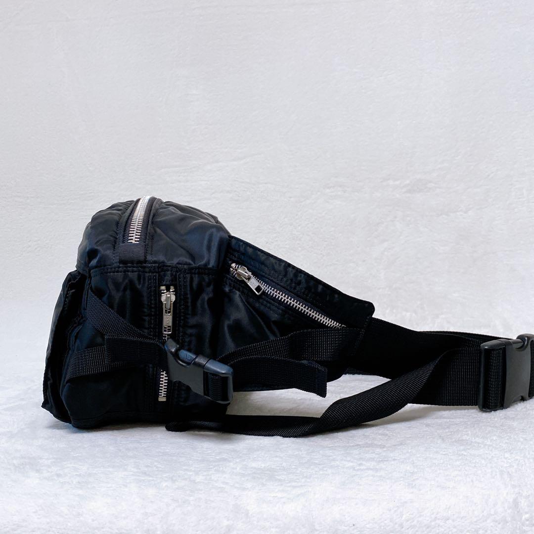 希少 HEAD PORTER ヘッドポーター ウエストバッグ タンカー ブラック