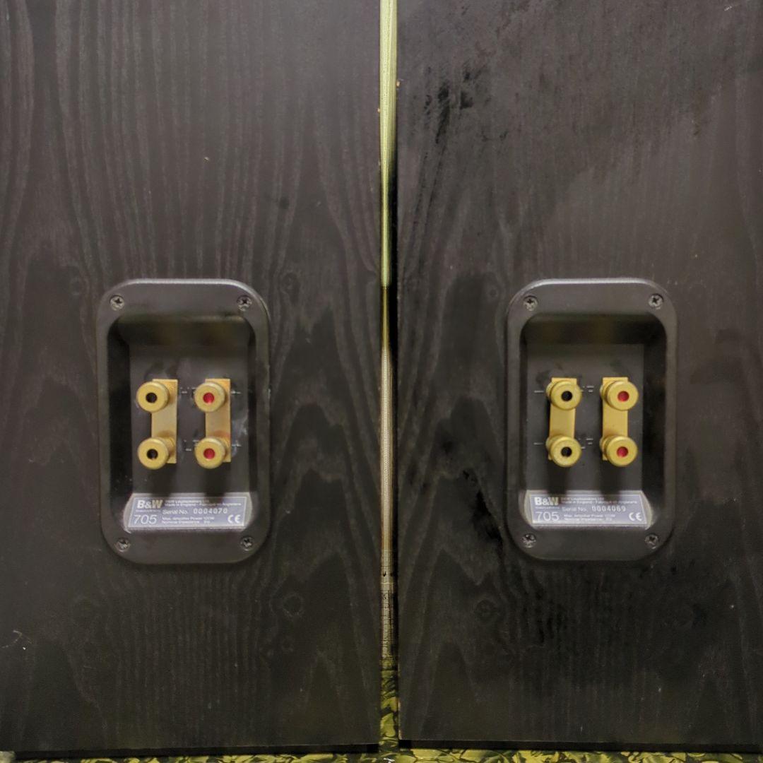 Bowers & Wilkins705ペア + インシュレータ+ スタンド付き