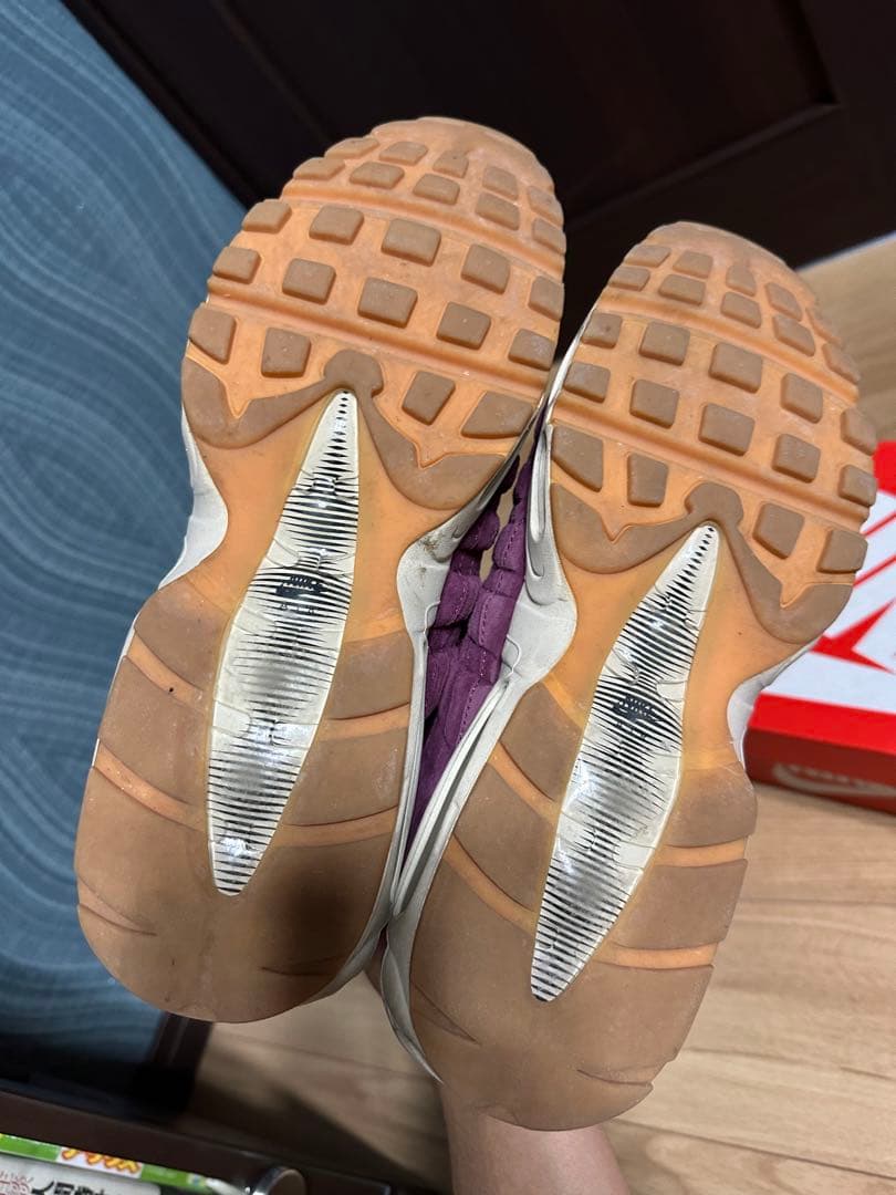 自転車マニア様専用NIKE エアマックス95 AIRMAX95 SE パープル - メルカリ