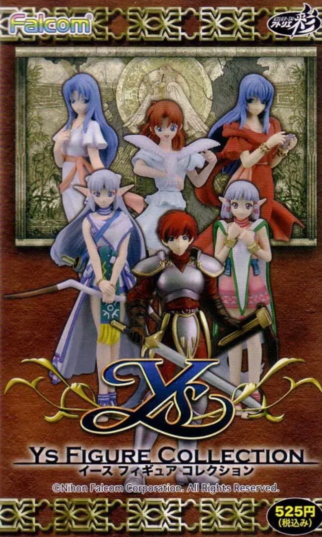 【新品】イース フィギュアコレクション ヒロイン4人+おまけ(アドル)　YS