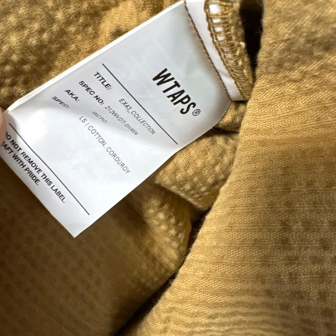 WTAPSダブルタップス 2021AW CORDUROY コーデュロイ シャツ - メルカリ