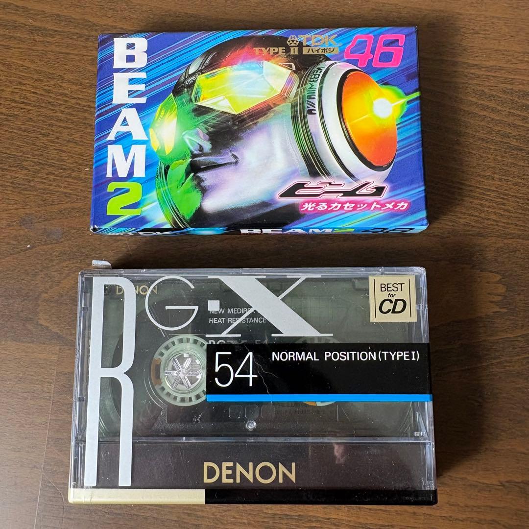 未開封 DENON RG-X 54 TDK BEAM2 カセットテープセット - メルカリ