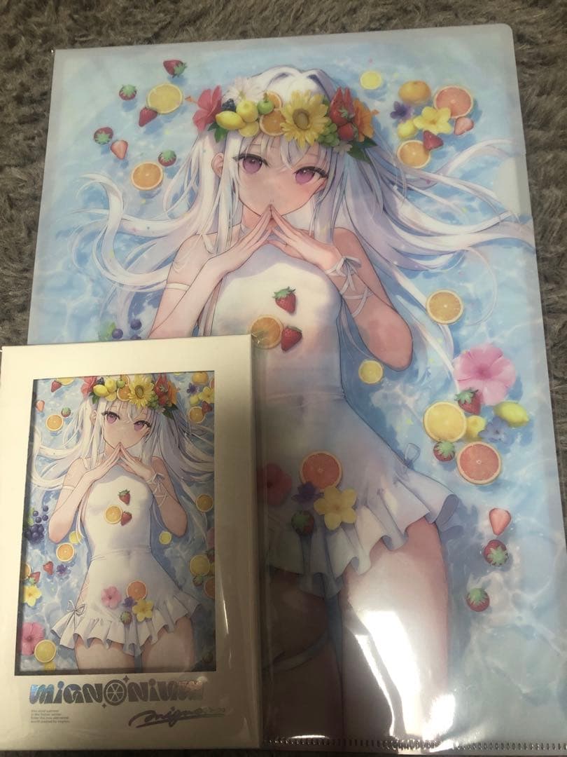 mignon mignonium 色紙&ケース(サイン無し)