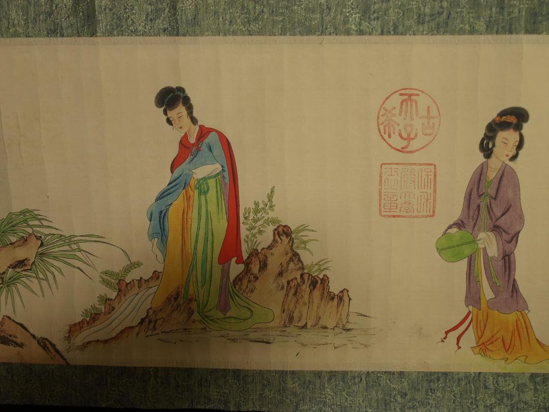 骨董市仕入れ品 中国宋時代の掛軸 激安骨董品 肉筆保証 BD376A8-2