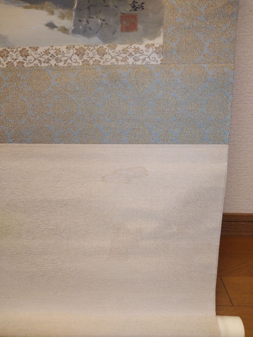 雪の朝 小島一谿(一渓)の掛け軸 - メルカリ