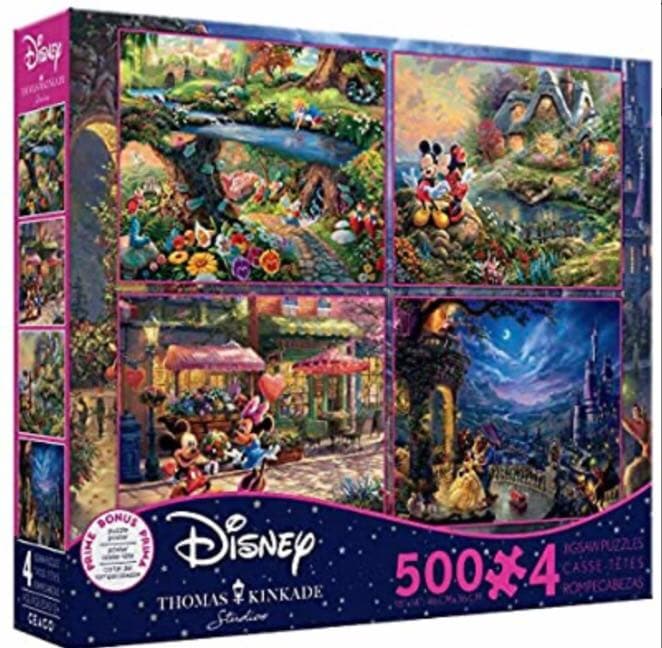 新品☆ディズニー トーマスキンケード 美女と野獣 ジグソーパズル 500