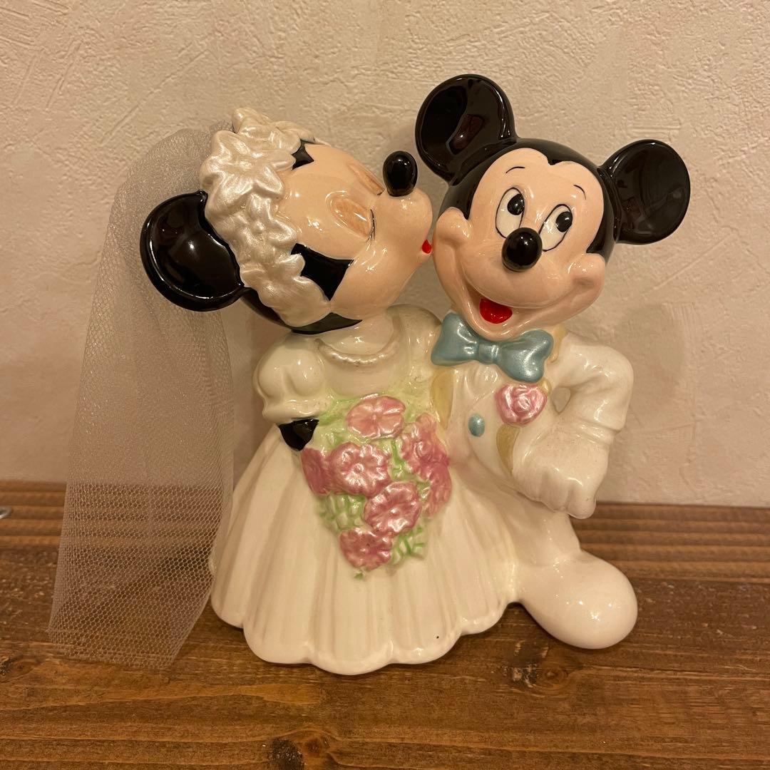 ミッキー＆ミニー ウェディング フィギュア 置物 ディズニー 高さ12cm