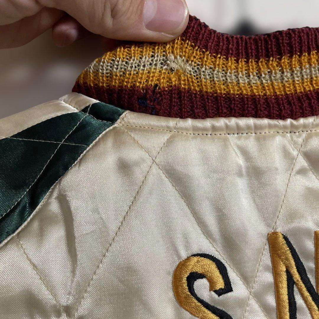 髑髏×U.S.NAVY ドクロ　テーラー東洋　スカジャン