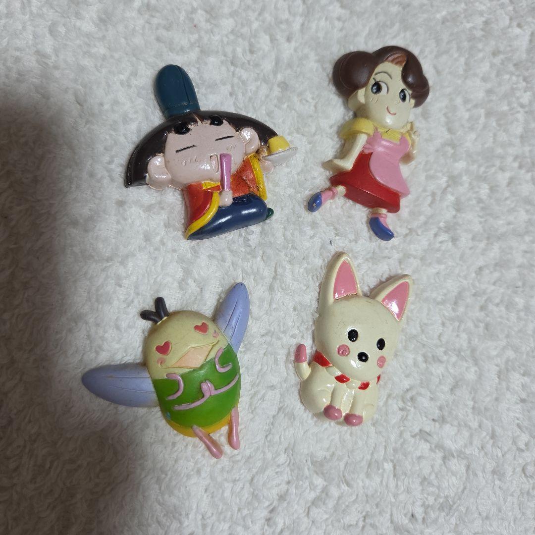 おじゃる丸マグネットでんぼキャラクター フィギュア 4体セットレトロ