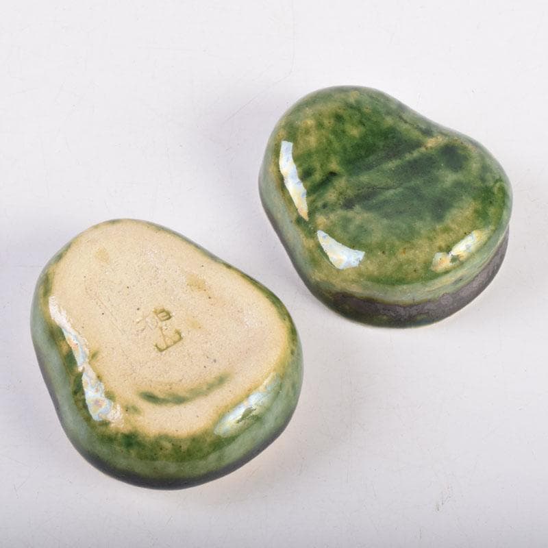 茶道具 桃山窯造 御題 笑み香合 共布共箱 C 8393 - メルカリ