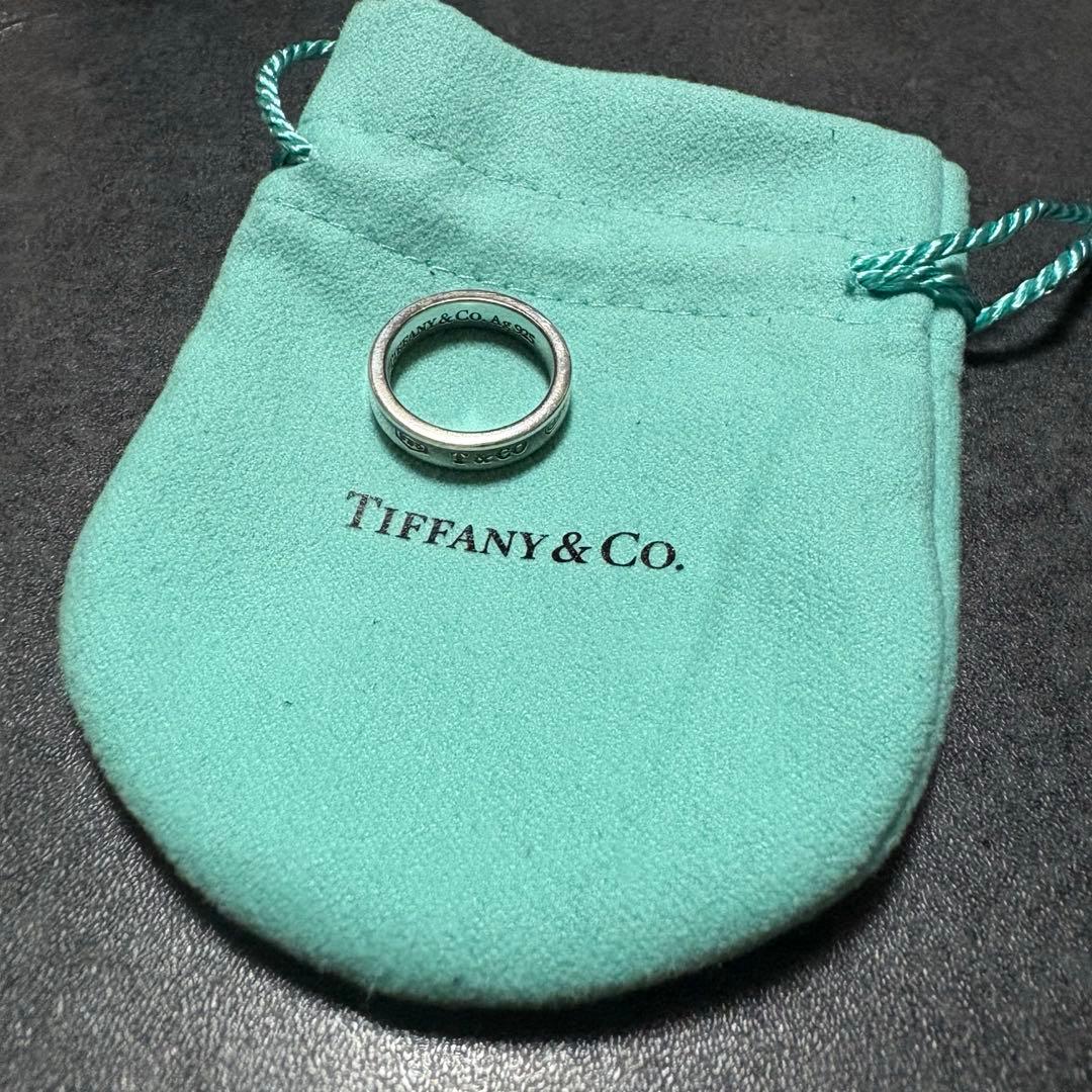 ティファニー 1837 ナローリング シルバー925 7号 ティファニー TIFFANY＆CO 1837 ナローリング シルバー 925 メンズ