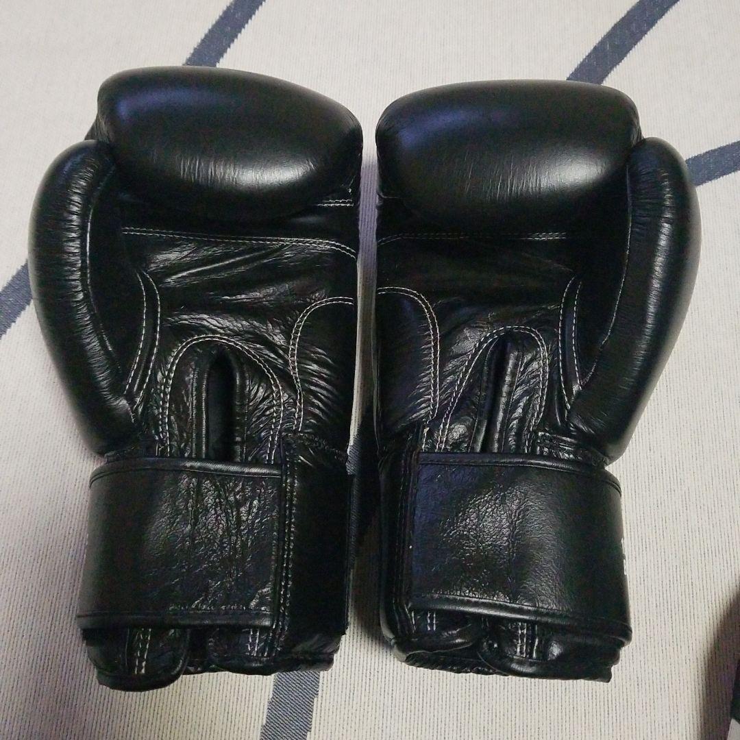 WINDY ボクシンググローブ ブラック16oz ドンキ購入ミットおまけ