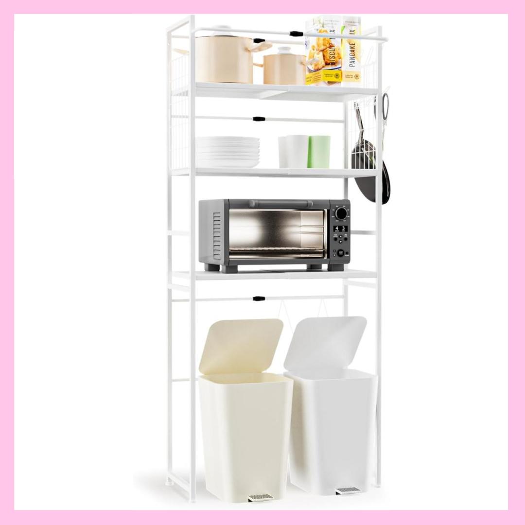 ゴミ箱上ラック キッチン棚 食器棚 ランドリー収納 楽天市場】ゴミ箱 上 ラック 収納 キッチンラック スリム キッチン