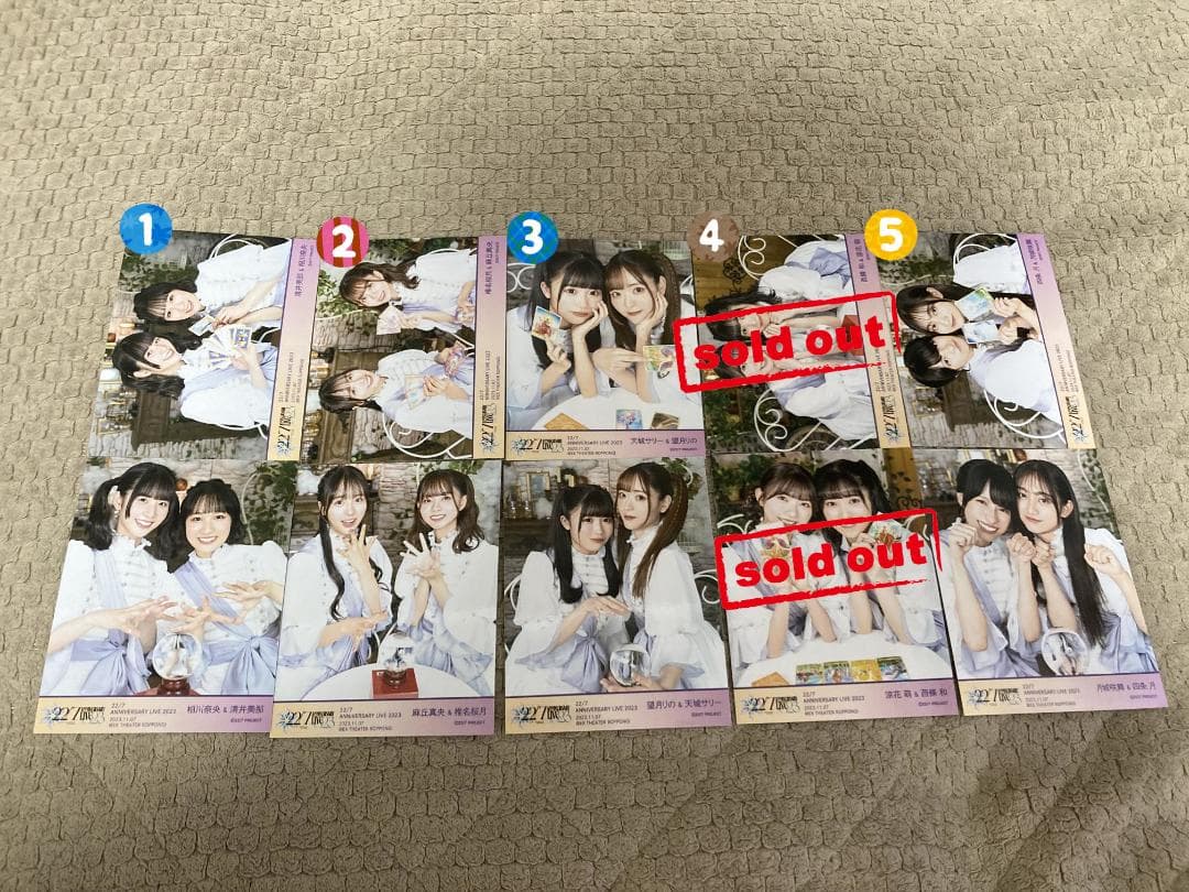 ナナニジ　anniversary live 2023 　理解者の館　ブロマイド