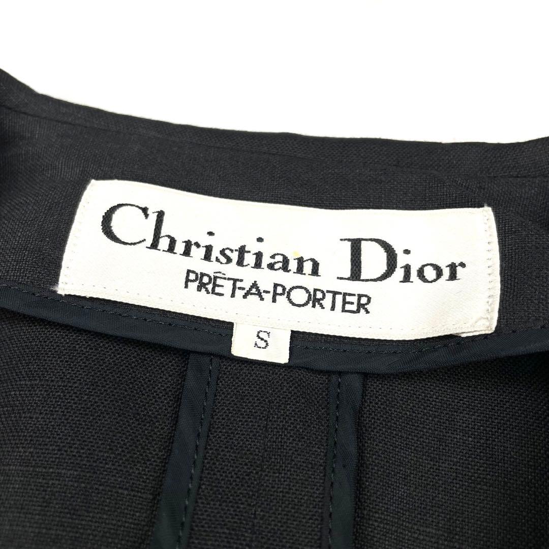 至高の逸品】 Christian Dior セーラーカラー リネン ジャケット