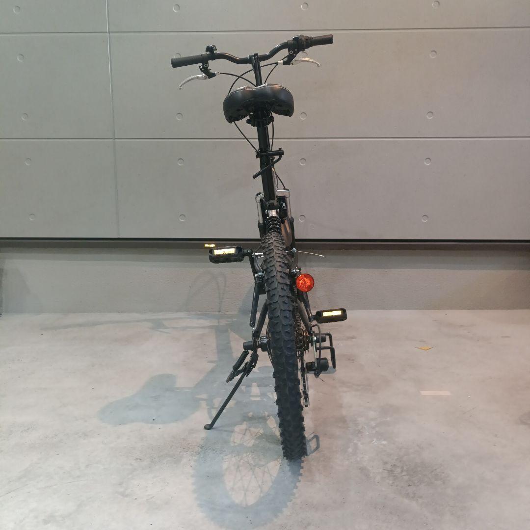 THREE STONE 折りたたみ自転車 ブラック - メルカリ